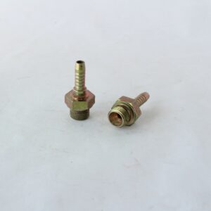 Hydraulic Fitting Male  BSP 3/8  Inch -1/4 Inch HOSE