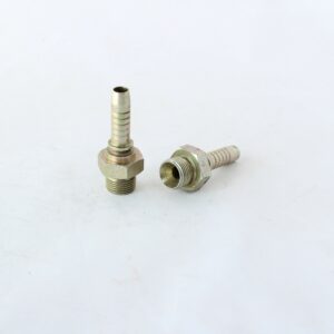 Hydraulic Fitting Male  BSP 3/8  Inch - 3/8 Inch HOSE