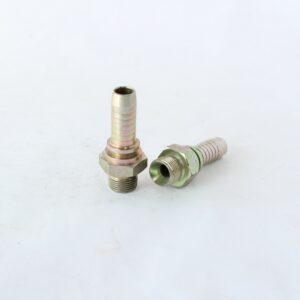Hydraulic Fitting Male  BSP 3/8  Inch - 1/2 Inch HOSE