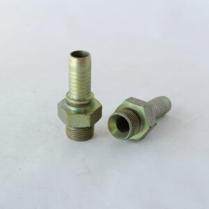 Hydraulic Fitting Male  BSP  5/8  Inch - 5/8 Inch HOSE