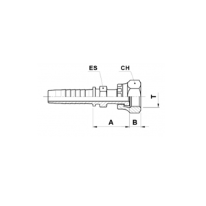 Hydraulic Fitting ORFS FEMALE  1.1/2 - 1.1/2 Inch Hose