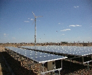 Hybrid System  Solar Power plant - Wind Turbine