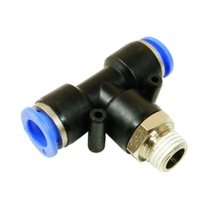 Pneumatic TEE connector 6 mm - NPT 1/8  Inch