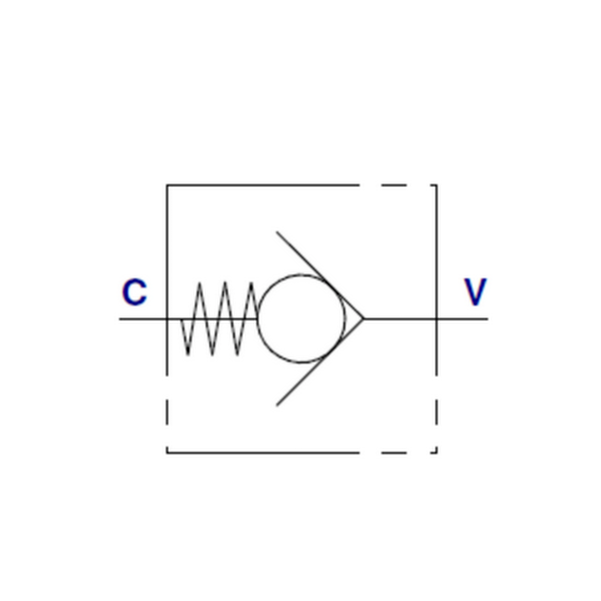 Inline Check Valve - Non return Valve -  1 Inch