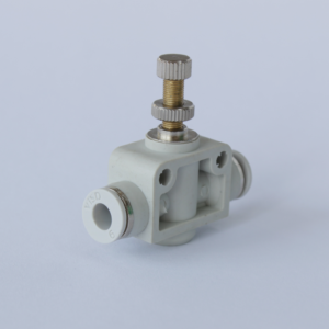 Pneumatic Union with Flow control 6 mm